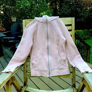 Lululemon Full Zip Scuba Hoodie in Mauve, Size 4